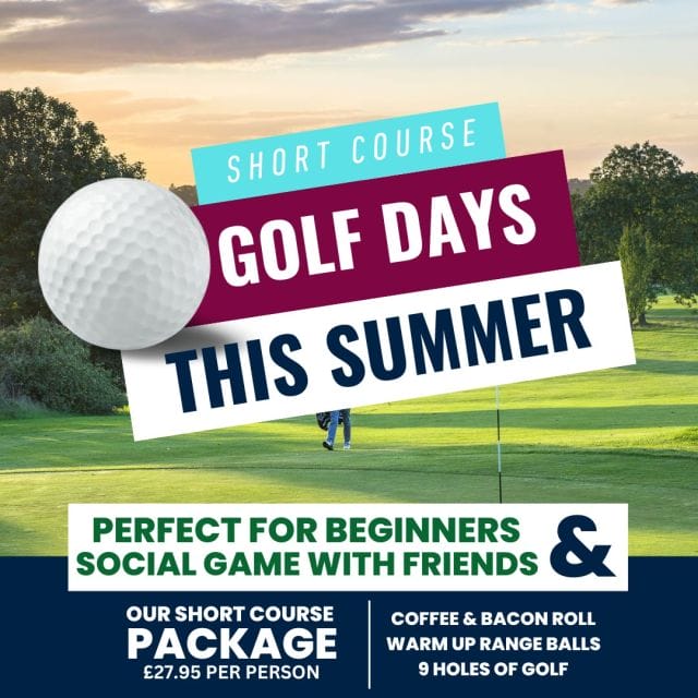 We are loving these sunny days here at Redbourn and we would love for you to experience our amazing Par 3 course with your friends. What a great way to spend a few hours. Please call 01582 793 493 opt 2